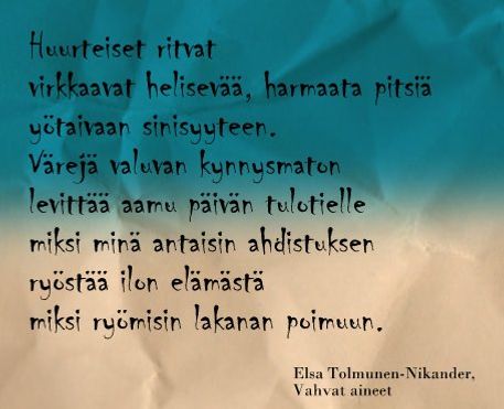 Maaliskuun runo
